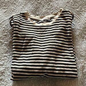 Mango Long-sleeve Striped Tee